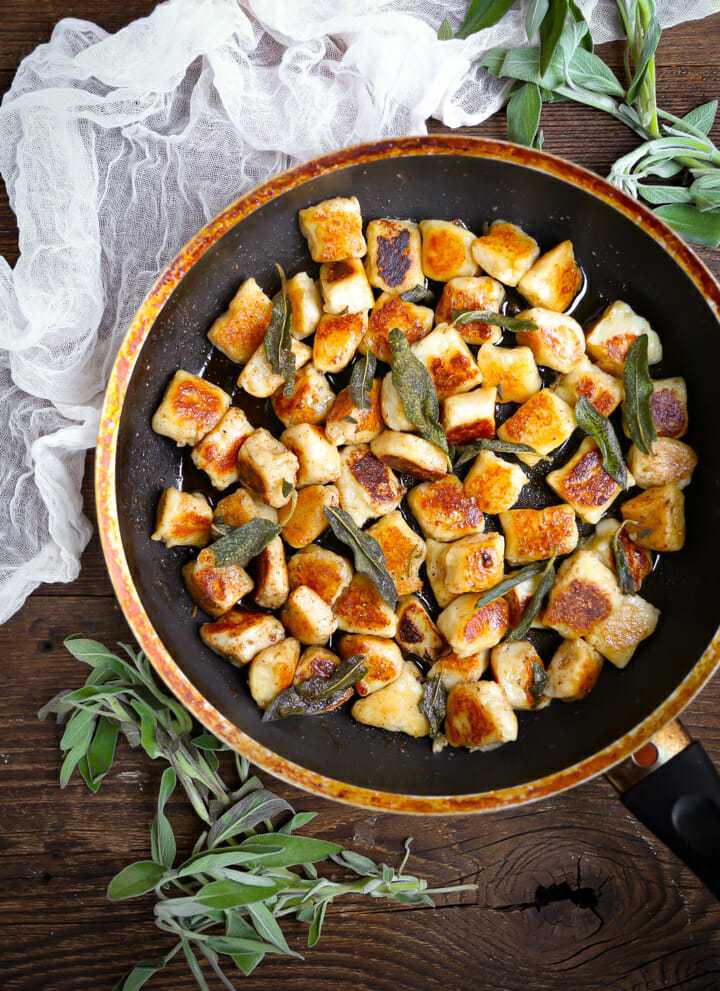 Seared Gnocchi with brown butter