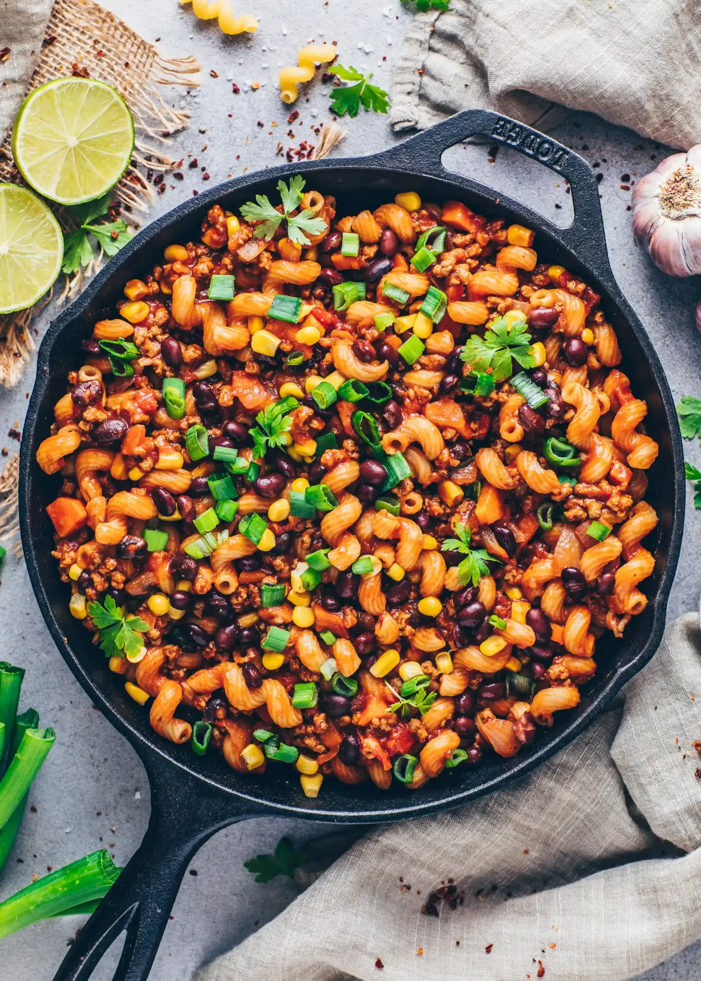 One Pan Mexican Vegan Pasta